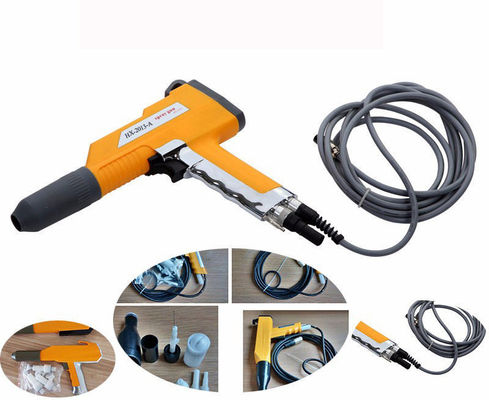 2024 Satu- Vacuum Adsorption Handheld Metal Electrostatic Powder Spray Gun dalam warna kuning