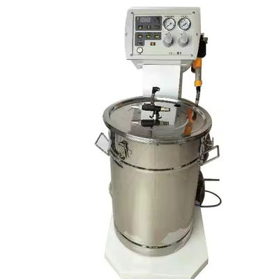 500W 220V Mesin penyemprotan bubuk Electrostatic Movable Manual Metal Surface Coating