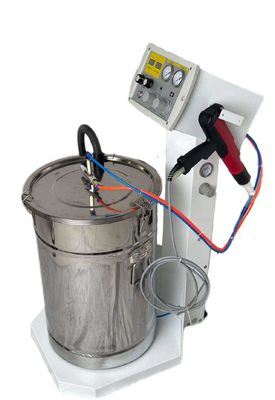 Disesuaikan HXC-310 Kartrid Bubuk awet Vakuum Adsorpsi Lapisan Elektrostatik Metal Spraying Machine Dengan Roller