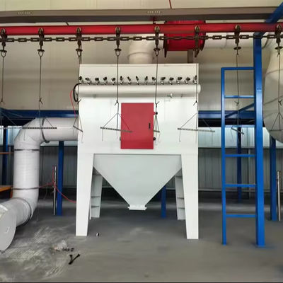 Heavy Duty Powder Coating Conveyor Systems Menghemat Daya Kebisingan Rendah