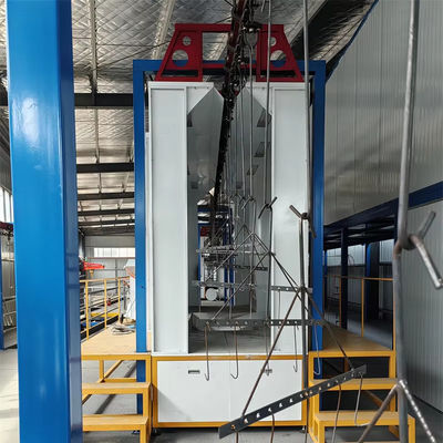Heavy Duty Powder Coating Conveyor Systems Menghemat Daya Kebisingan Rendah