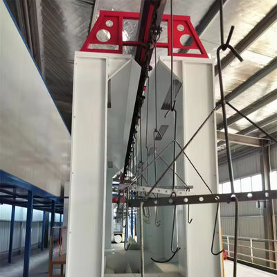 Heavy Duty Otomatis Powder Coating Machine Mengurangi limbah Scratch Proof