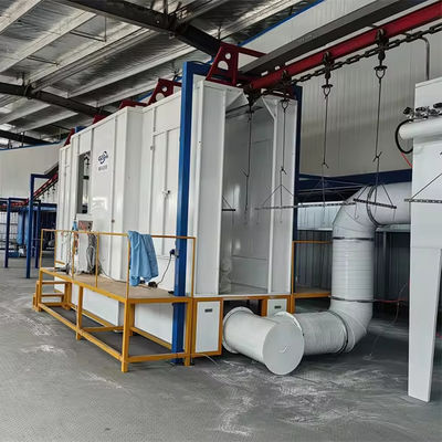 Multifunctional Electrostatic Powder Coating Line Industri Powder Coating Paint Lines Sistem