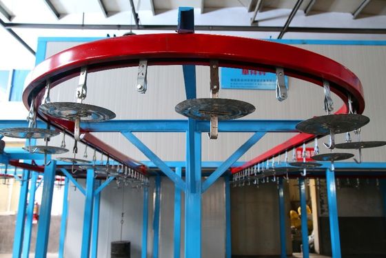 Lini Lapisan Serbuk Otomatis Serbaguna Mesin Lapisan Serbuk Otomatis Low Maintenance