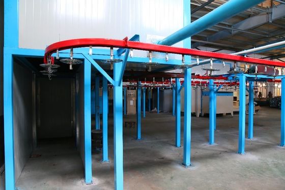 Kecepatan yang disesuaikan Mesin Lapisan Serbuk Otomatis Produktivitas Tinggi