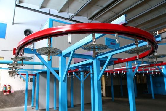 Kecepatan yang disesuaikan Mesin Lapisan Serbuk Otomatis Produktivitas Tinggi