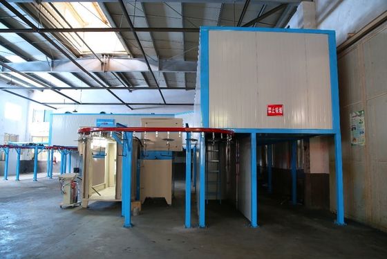 Kecepatan yang disesuaikan Mesin Lapisan Serbuk Otomatis Produktivitas Tinggi