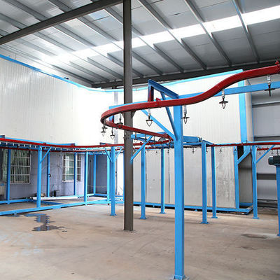 Operasi yang mulus Lini produksi Powder Coating sepenuhnya otomatis Mudah dioperasikan