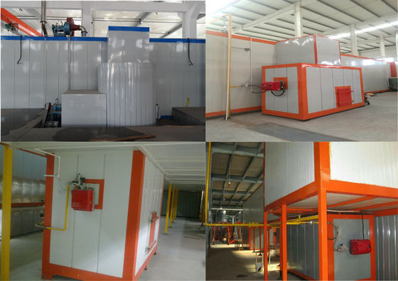 Keamanan Custom Powder Coating Oven Efisiensi energi Kontrol yang tepat