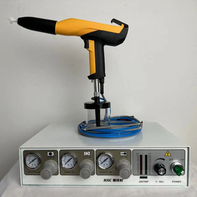 Mesin Jenis Lapisan Peralatan Mini Sprayer Powder Coating Gun untuk logam yang disesuaikan