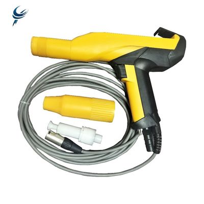200mm Spray Distance Electrostatic Powder Coat Gun untuk proyek pelapis logam