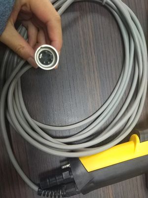 200mm Spray Distance Electrostatic Powder Coat Gun untuk proyek pelapis logam