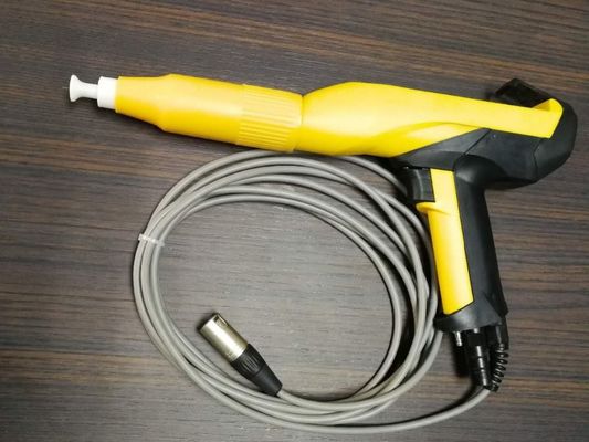 200mm Spray Distance Electrostatic Powder Coat Gun untuk proyek pelapis logam
