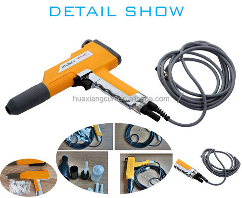 Isolasi panas 35W Powder Coating Machine Gun Untuk Pabrik Manufaktur