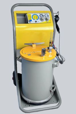 Pekerjaan Konstruksi Elektrostatik Powder Coating Spray Painting Machine untuk semua logam