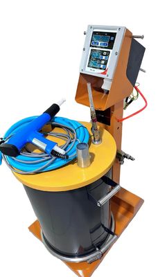 PT-S45-5 Pulver Coating Sprayer untuk Substrat Baja 40KG Berat 550g/min Output cat