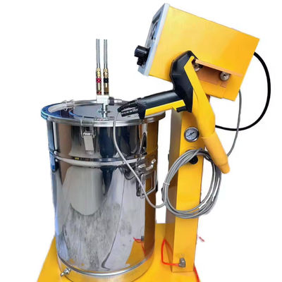 Jenis kartrid bubuk Peralatan lapis bubuk manual 33KG Berat 110V/220V Tegangan
