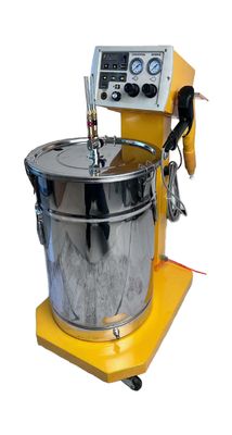 Jenis kartrid bubuk Peralatan lapis bubuk manual 33KG Berat 110V/220V Tegangan
