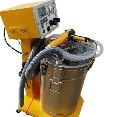 Mesin Semprot Lapisan Serbuk Elektrostatik Portable Stainless Steel dengan Pistol Cat Manual