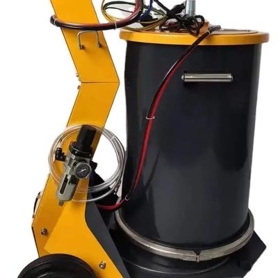 Mesin Booth Lapisan Serbuk Industri 50W Lanjutan dengan Fungsi Semprot Otomatis