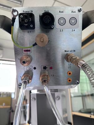 Mesin Lapisan Serbuk Elektrostatik Tegangan Tinggi Substrat Baja dengan 110V/220V