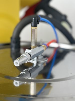 220V/110V 50hz Perlindungan Lingkungan Mesin Semprot Logam dengan Ukuran Disesuaikan