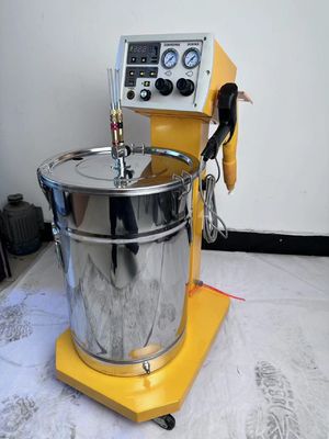 Electrostatic Powder Coating Paint Spray Machine dengan Pelanggan Permintaan Pelapis Warna