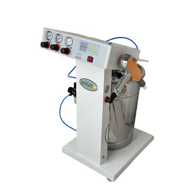 Mesin Lapisan Serbuk Substrat Baja Lapisan Serbuk Elektrostatik Booth untuk Lapisan
