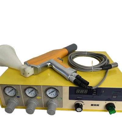 Low Maintenance Cost Mini Portable Metal Powder Painting Machine dengan Hopper Kecil