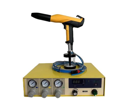Vibration Absorption Casio Powder Coating Gun untuk Peralatan Industri Substrat Baja