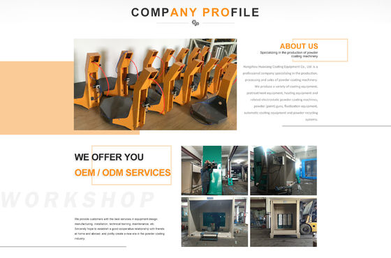 Mesin Lapisan Lini Lapisan Serbuk Elektrostatik