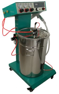 Jenis Mesin Mesin Lapisan Serbuk Epoxy Klasik Serbuk Elektrostatik untuk Permukaan Logam