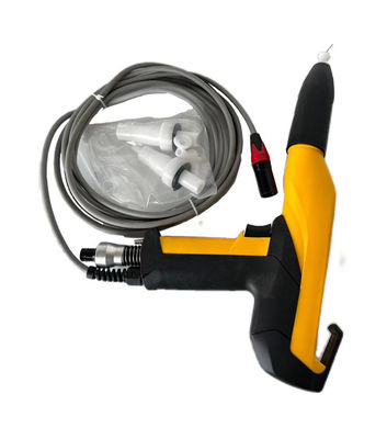 2024 Manual Electrostatic Powder Coating Spray Gun dengan pilihan nozzle yang dapat disesuaikan