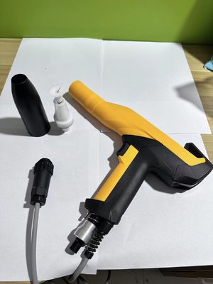 2024 Manual Electrostatic Powder Coating Spray Gun dengan pilihan nozzle yang dapat disesuaikan